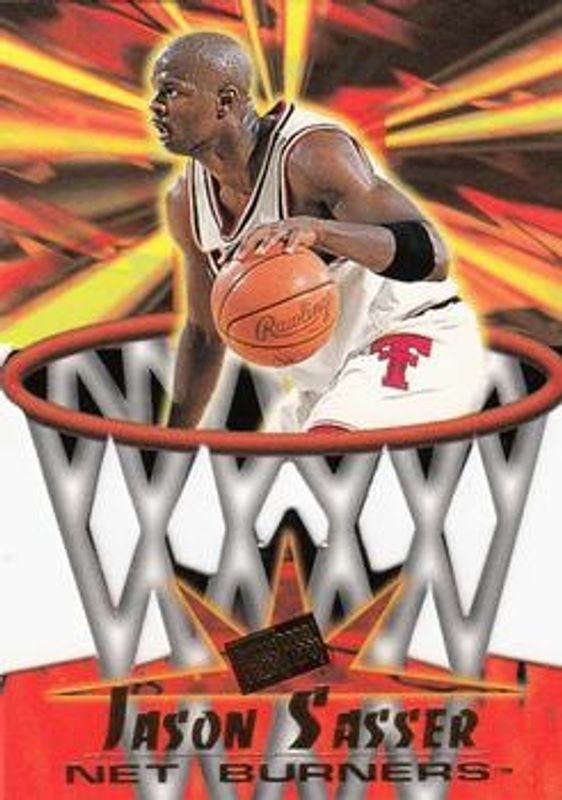 Jason Sasser 1996 Press Pass Flagship #NB-28 Net Burners RAW