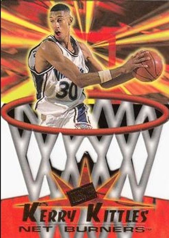 Kerry Kittles 1996 Press Pass Flagship #NB-8 Net Burners Rookie RAW