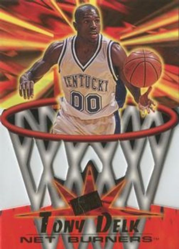 Tony Delk 1996 Press Pass Flagship #NB-15 Net Burners Rookie RAW