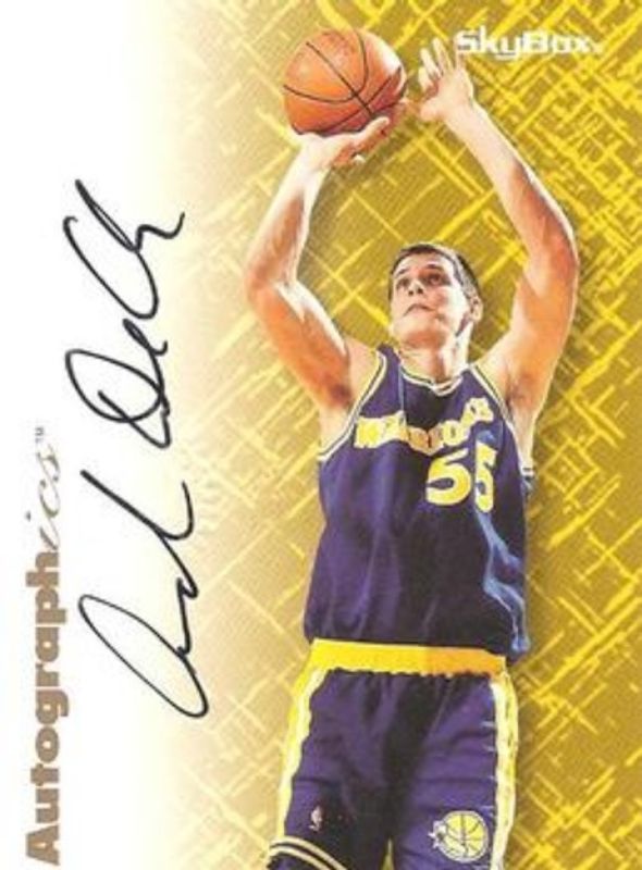 Andrew DeClercq 1996 SkyBox Premium Autographics Black Ink RAW