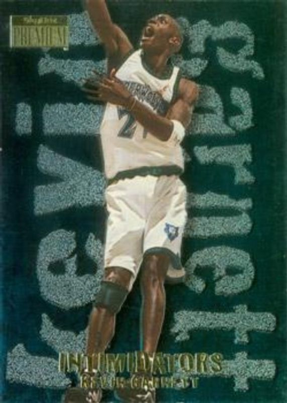 Kevin Garnett 1996 SkyBox Premium #8 Intimidators RAW