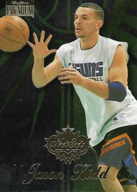 Jason Kidd 1996 SkyBox Premium #10 Net Assets RAW