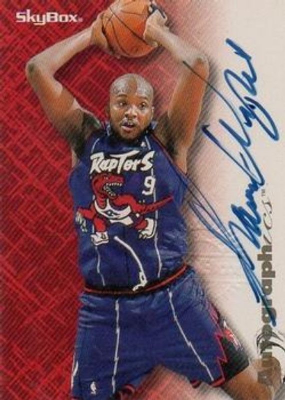 1996 SkyBox E-X2000 Autographics Blue Ink