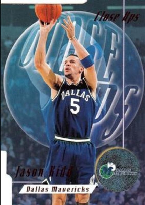 Jason Kidd 1996 SkyBox Premium #CU4 Close Ups RAW