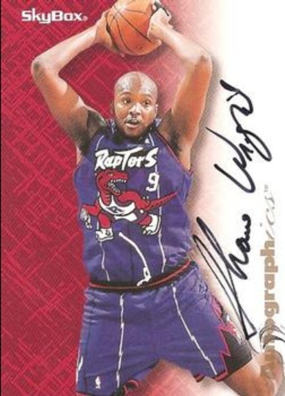 Lawrence Moten 1996 SkyBox E-X2000 Autographics Black Ink RAW