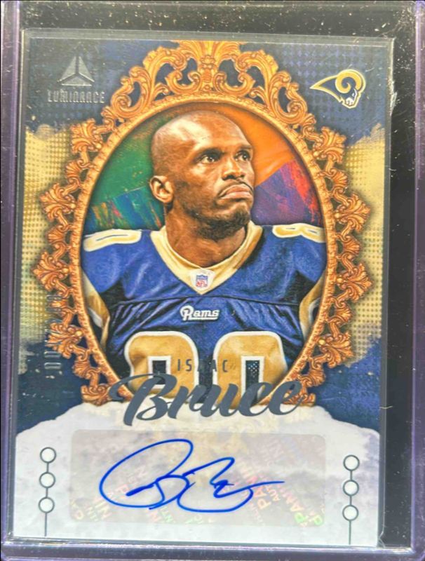 Isaac Bruce 2025 Luminance #PSI-IBR Portrait Signatures - Base /100 RAW