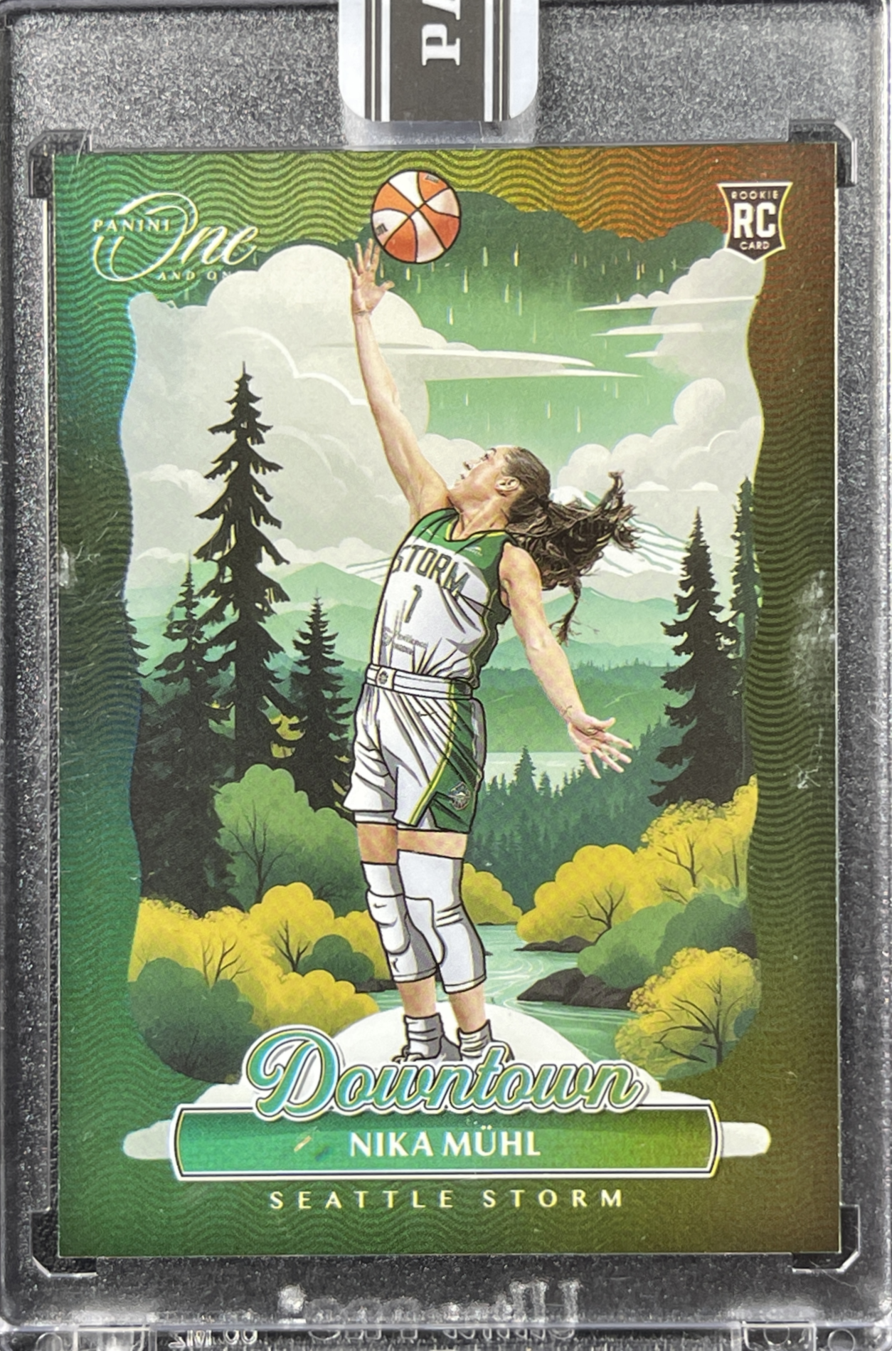 Nika Muhl 2024 Rookie Royalty WNBA #7 Downtown /(SSP) Price Guide