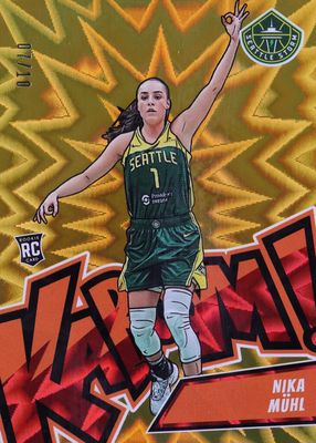 2024 Rookie Royalty WNBA #7 Kaboom! - Gold /10