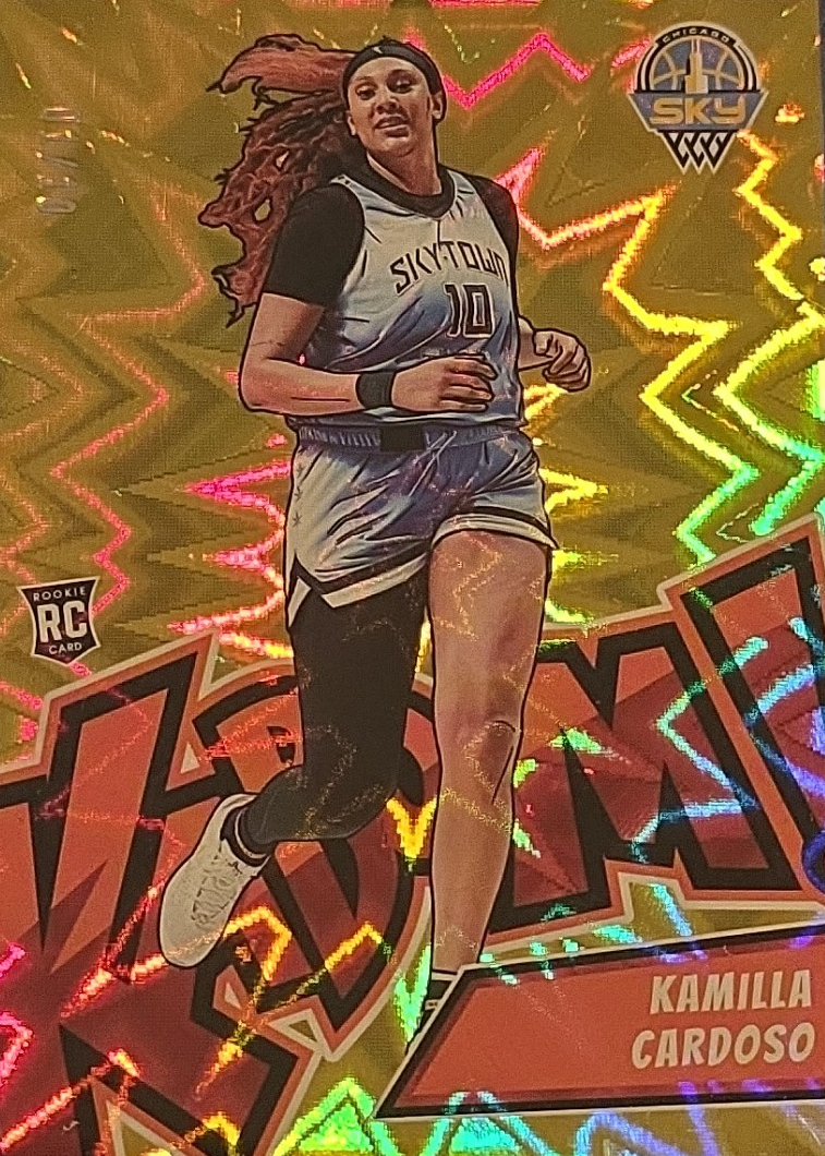 Kamilla Cardoso 2024 Rookie Royalty WNBA #3 Kaboom! - Gold /10 Price ...
