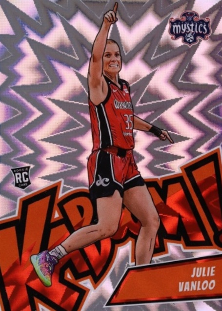 Julie Vanloo 2024 Rookie Royalty WNBA #9 Kaboom! /(SSP) Price