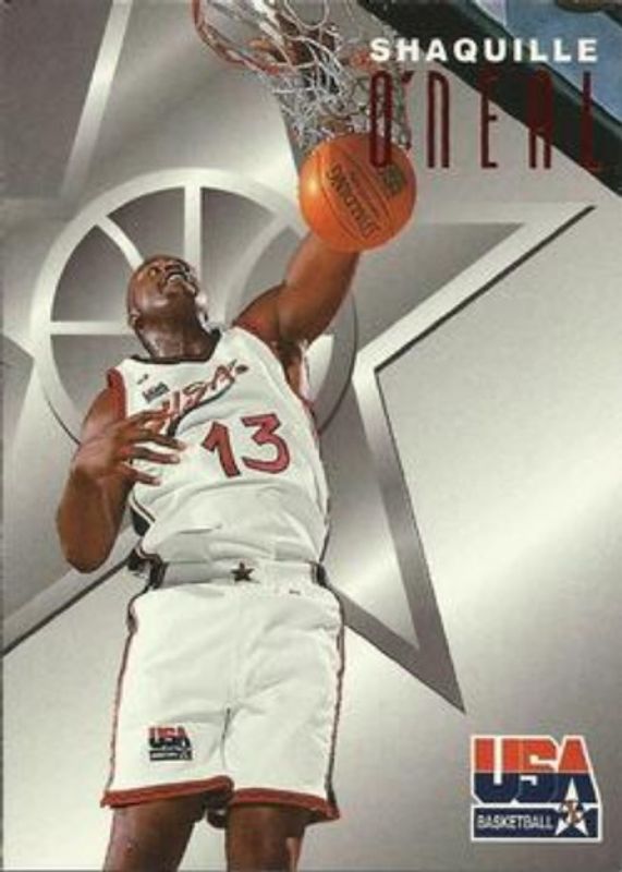 Shaquille O'Neal / Victor Wembanyama 1996 Skybox Texaco USA #7 Base RAW