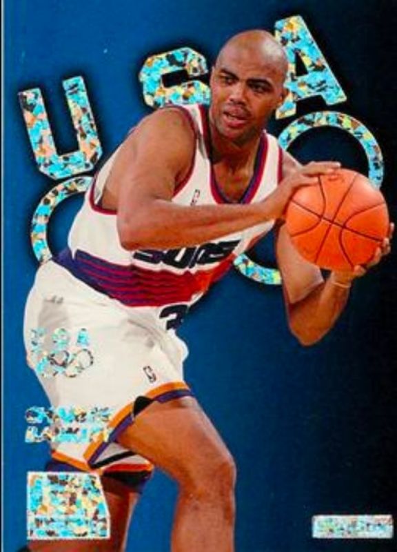 Charles Barkley 1996 Skybox USA #S11 Silver Sparkle RAW