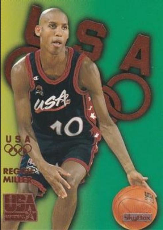 Reggie Miller 1996 Skybox USA #B4 Bronze RAW