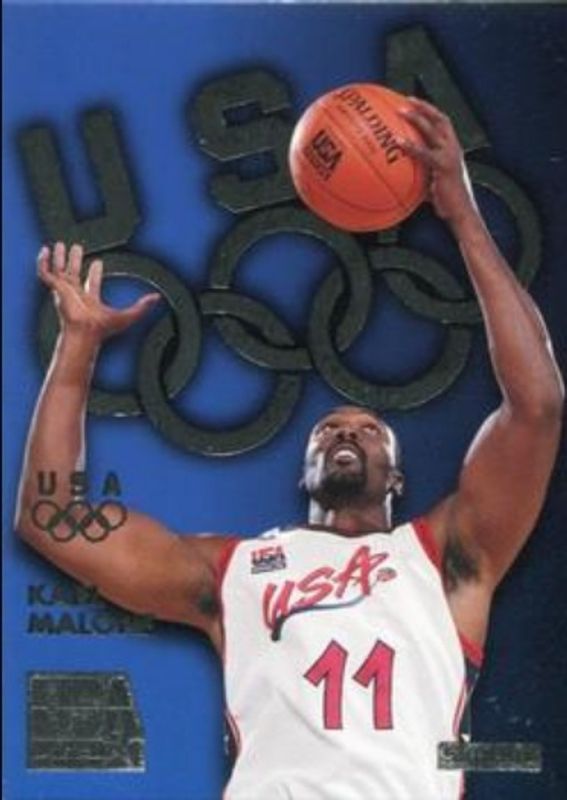 Karl Malone 1996 Skybox USA #S3 Silver RAW