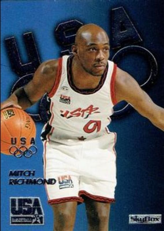Mitch Richmond 1996 Skybox USA #S12 Silver RAW