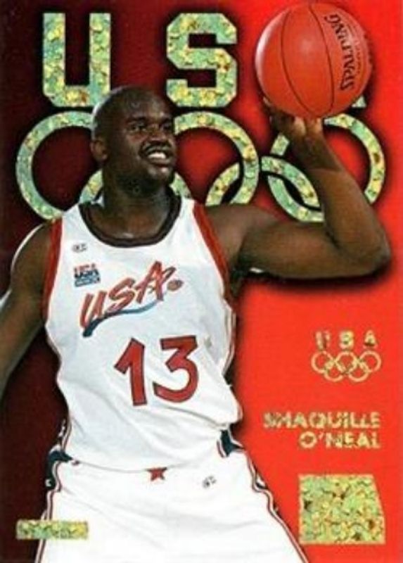 Shaquille O'Neal / Victor Wembanyama 1996 Skybox USA #G7 Gold Sparkle RAW