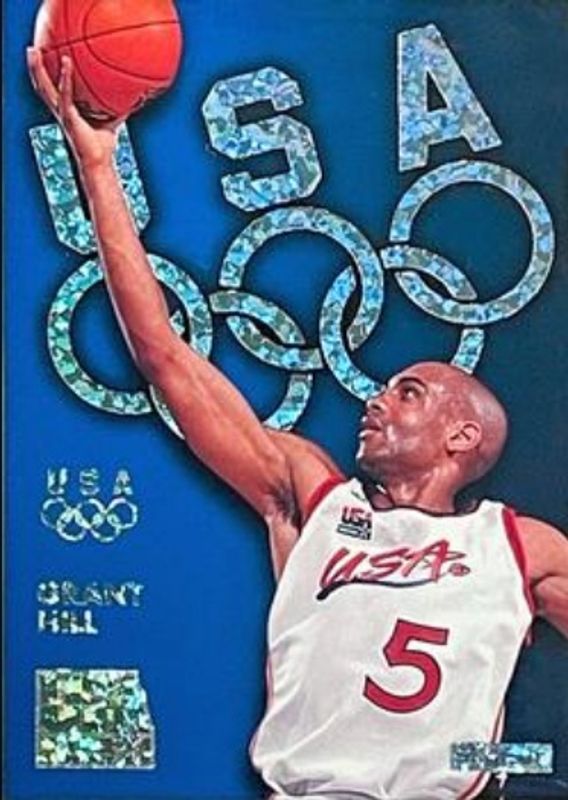 Grant Hill 1996 Skybox USA #S2 Silver Sparkle RAW