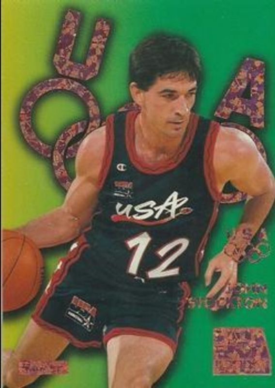 John Stockton 1996 Skybox USA #B10 Bronze Sparkle RAW
