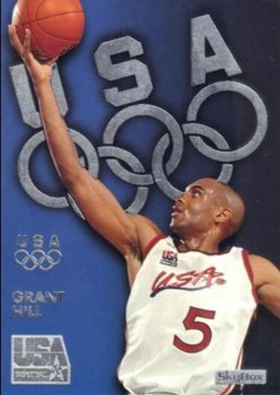 Grant Hill 1996 Skybox USA #S2 Silver RAW