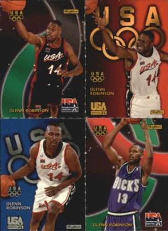 Glenn Robinson 1996 Skybox USA #Q9 Quads RAW