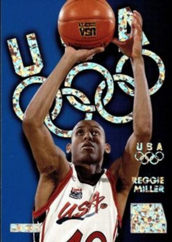 Reggie Miller 1996 Skybox USA #S4 Silver RAW