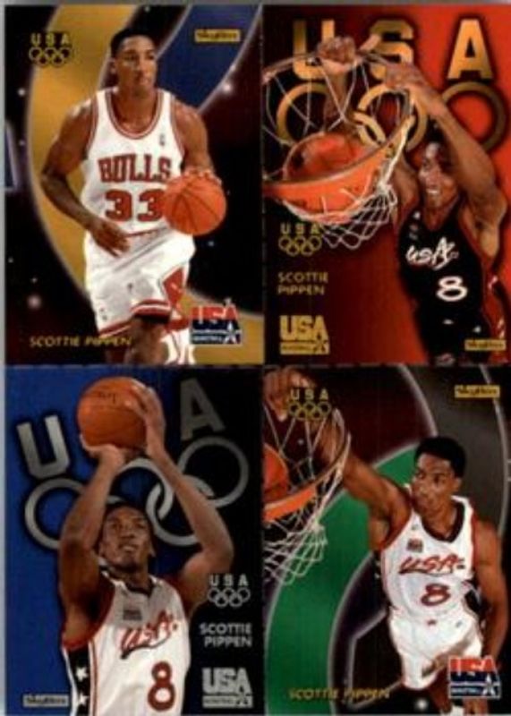 Scottie Pippen 1996 Skybox USA #Q5 Quads RAW