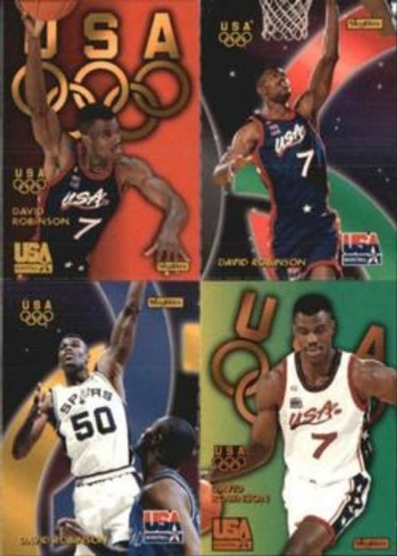 David Robinson 1996 Skybox USA #Q8 Quads RAW