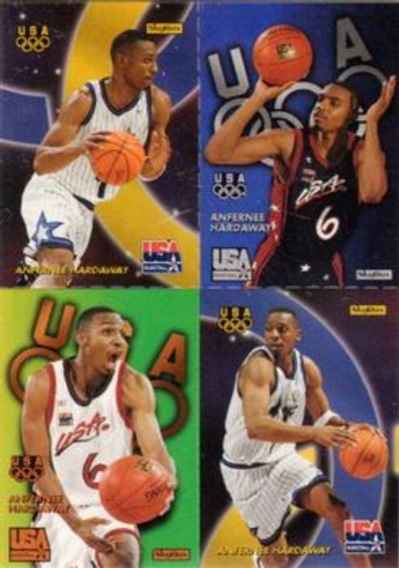 Anfernee Hardaway 1996 Skybox USA #Q1 Quads RAW