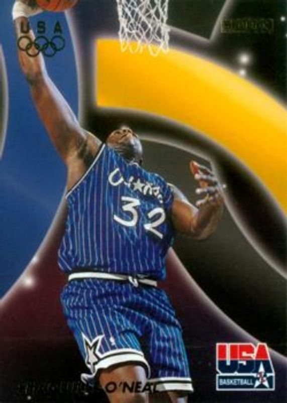 Shaquille O'Neal / Victor Wembanyama 1996 Skybox USA #17 Base RAW