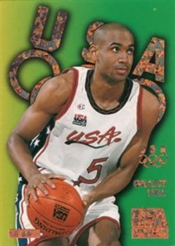 Grant Hill 1996 Skybox USA #B2 Bronze Sparkle RAW