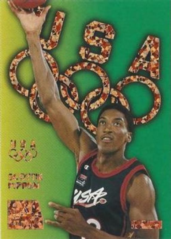 Scottie Pippen 1996 Skybox USA #B5 Bronze Sparkle RAW