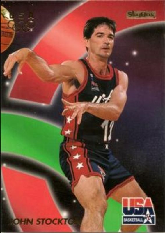 John Stockton 1996 Skybox USA #30 Base RAW