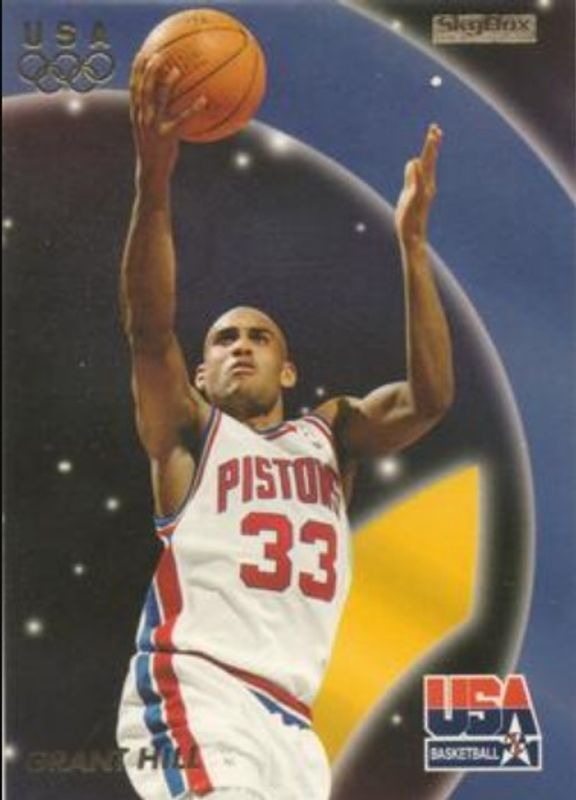 Grant Hill 1996 Skybox USA #12 Base RAW