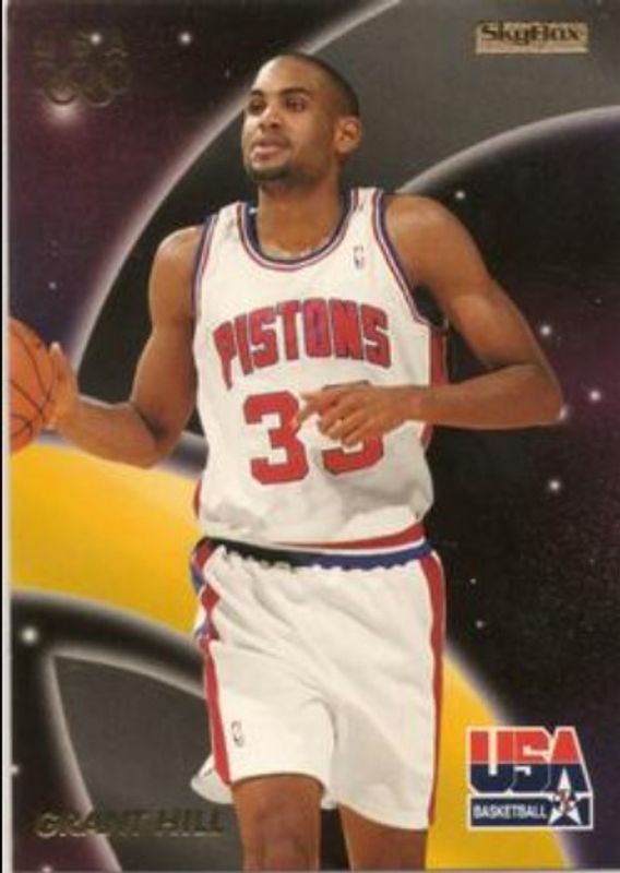 Grant Hill 1996 Skybox USA #42 Base RAW
