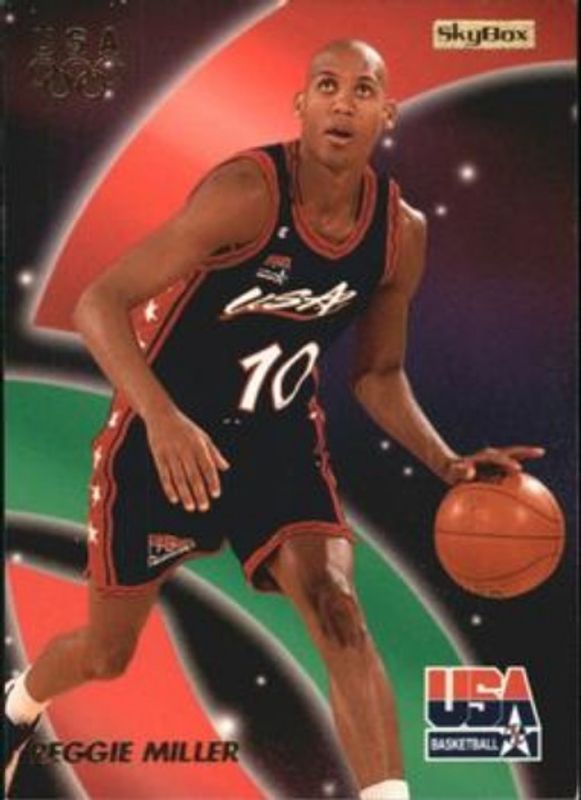 Reggie Miller 1996 Skybox USA #24 Base RAW