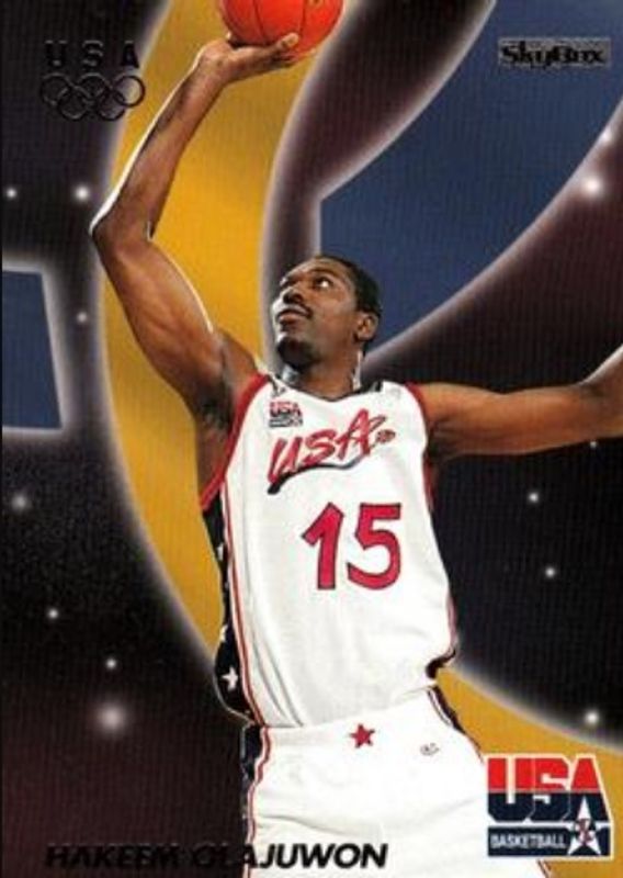 Hakeem Olajuwon 1996 Skybox USA #26 Base RAW