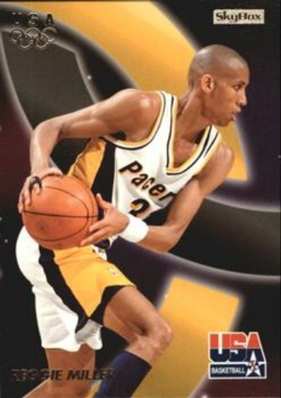 Reggie Miller 1996 Skybox USA #44 Base RAW