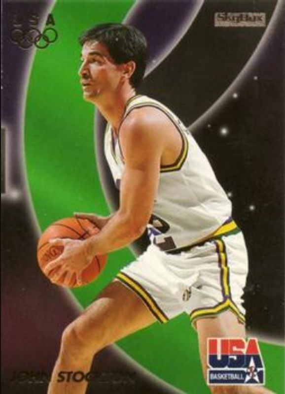 John Stockton 1996 Skybox USA #20 Base RAW