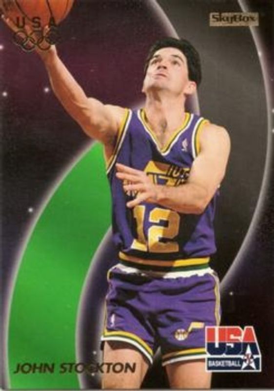 John Stockton 1996 Skybox USA #40 Base RAW