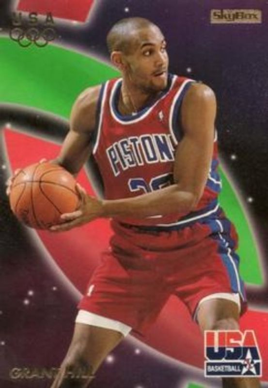Grant Hill 1996 Skybox USA #32 Base RAW