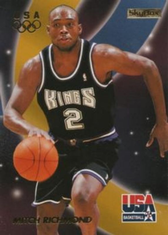 Mitch Richmond 1996 Skybox USA #64 Base RAW