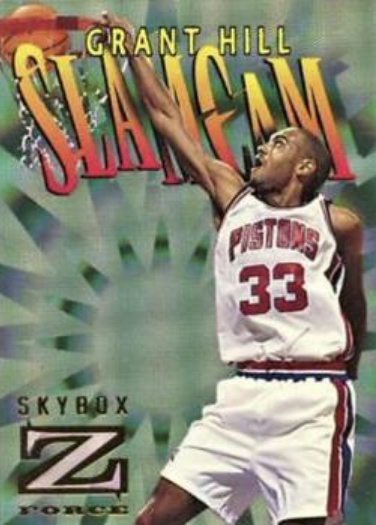 Grant Hill 1996 SkyBox Z-Force #SC4 Slam Cam Price Guide