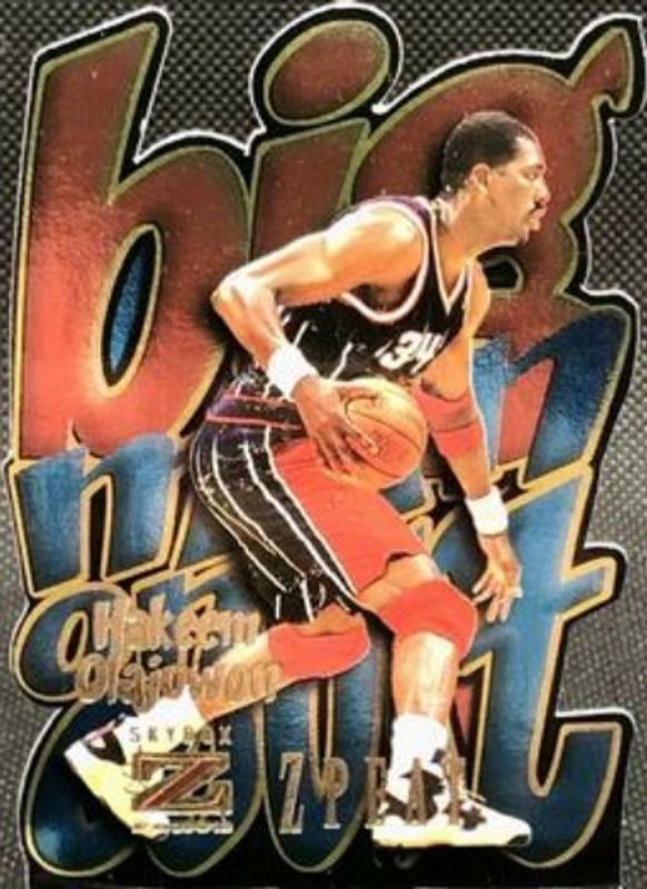 Hakeem Olajuwon 1996 SkyBox Z-Force #7 BMOC Z Peat RAW