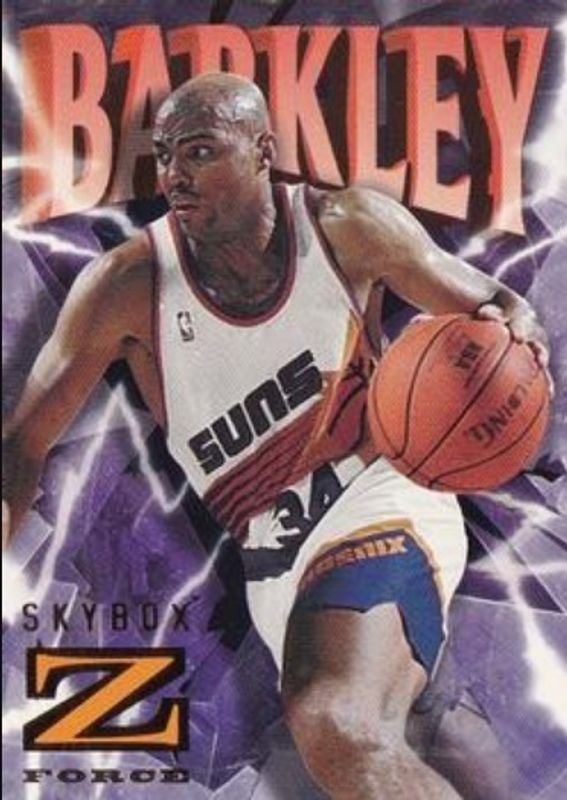 Charles Barkley 1996 SkyBox Z-Force #68 Base RAW
