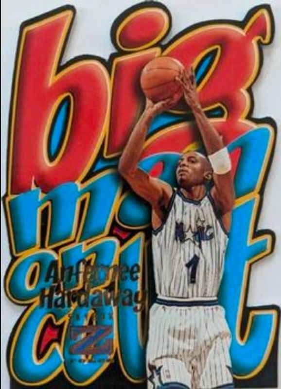 Anfernee Hardaway 1996 SkyBox Z-Force #2 Big Man on Court RAW