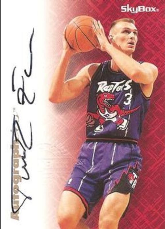 1996 Skybox Z-Force Autographics Black Ink