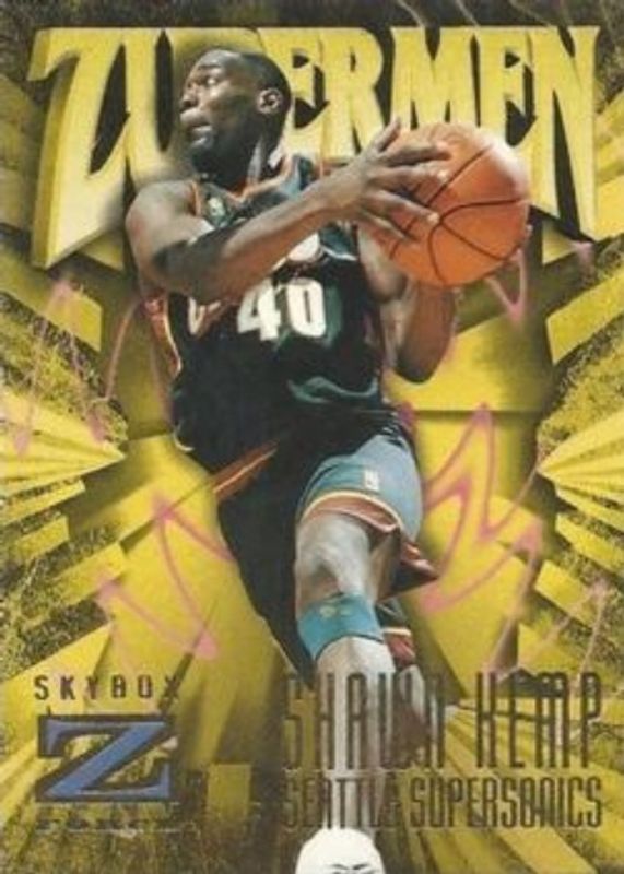 Shawn Kemp 1996 SkyBox Z-Force #180 Base RAW
