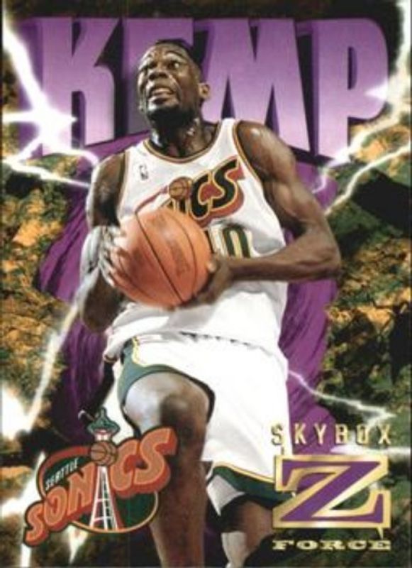 Shawn Kemp 1996 SkyBox Z-Force #83 Z Cling RAW