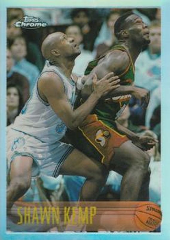 Shawn Kemp 1996 Topps Chrome #50R Refractor RAW