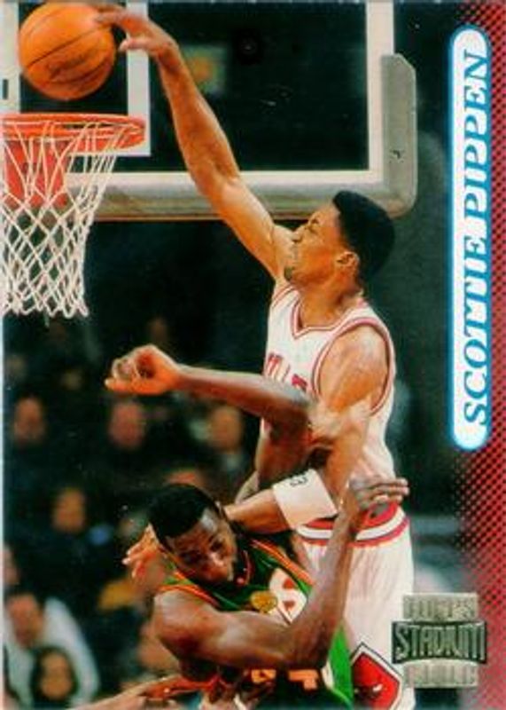 Scottie Pippen 1996 Stadium Club #1 Promos RAW